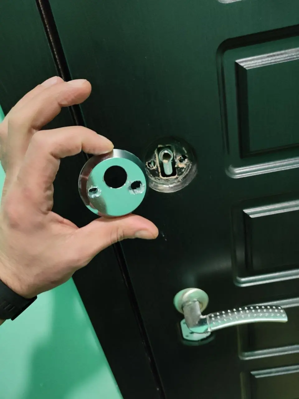 До замены замка